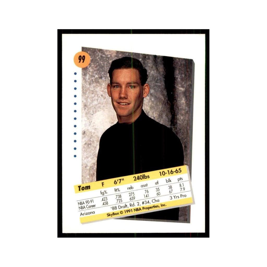 1991 SkyBox Tom Tolbert Basketball Cards #99