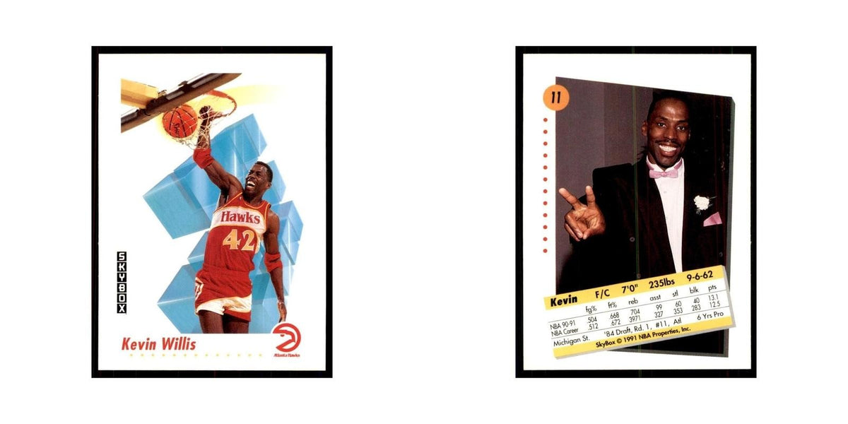1991 SkyBox Kevin Willis Basketball Cards #11