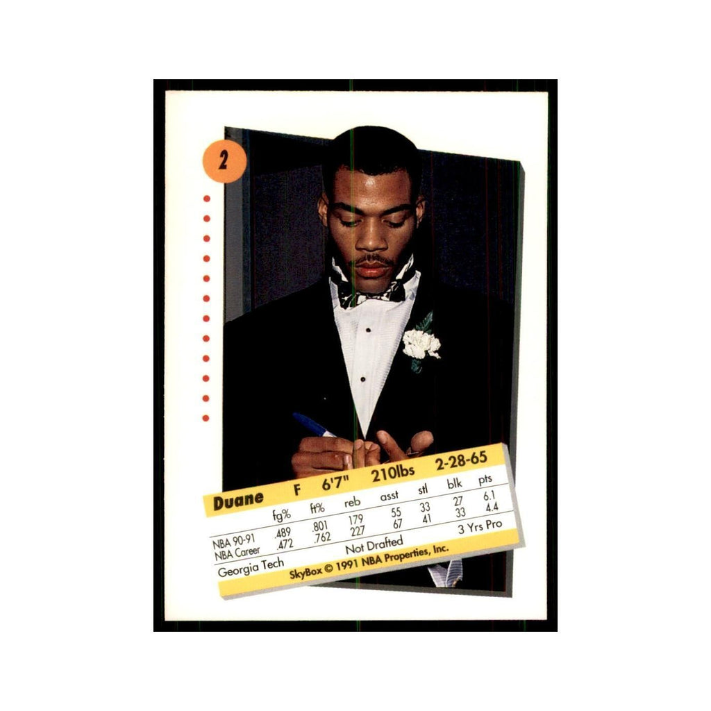 1991 SkyBox Duane Ferrell Basketball Cards #2