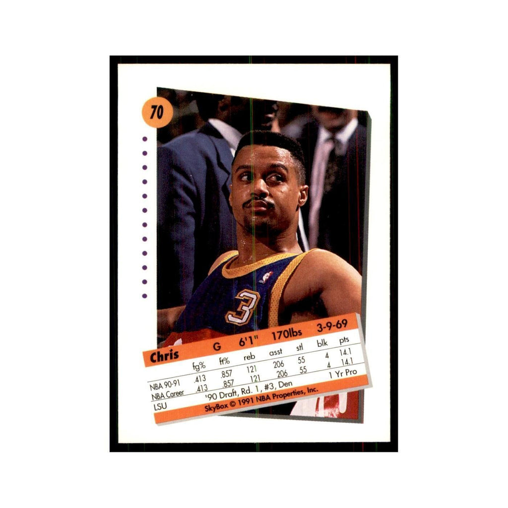 1991 SkyBox Chris Jackson Basketball Cards #70
