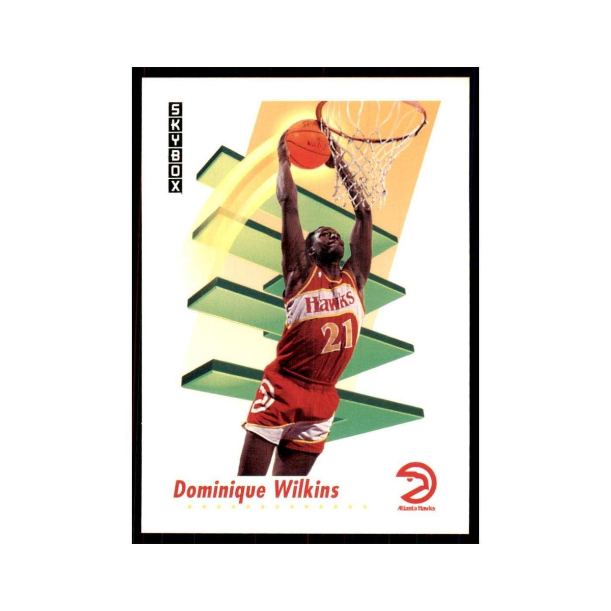 1991 SkyBox Dominique Wilkins Basketball Cards #10