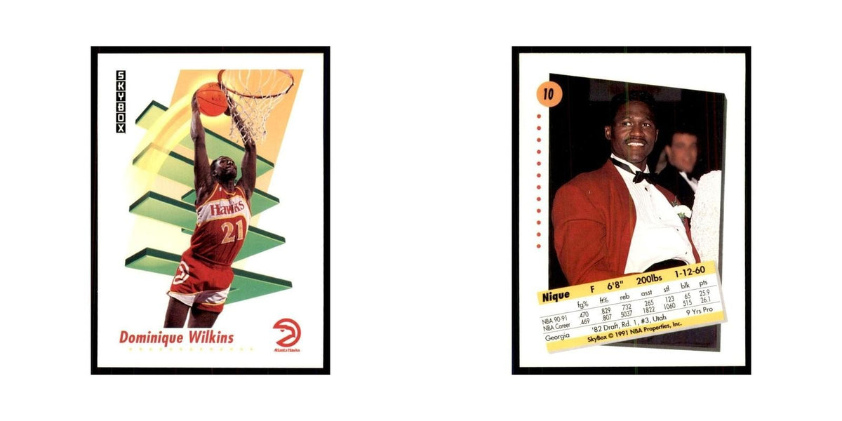 1991 SkyBox Dominique Wilkins Basketball Cards #10