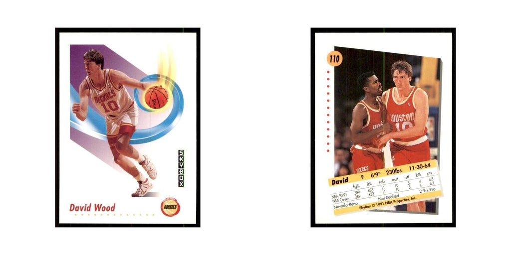 1991 SkyBox David Wood Basketball Cards #110