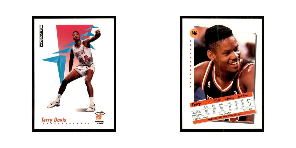 1991 SkyBox Terry Davis Basketball Cards #146