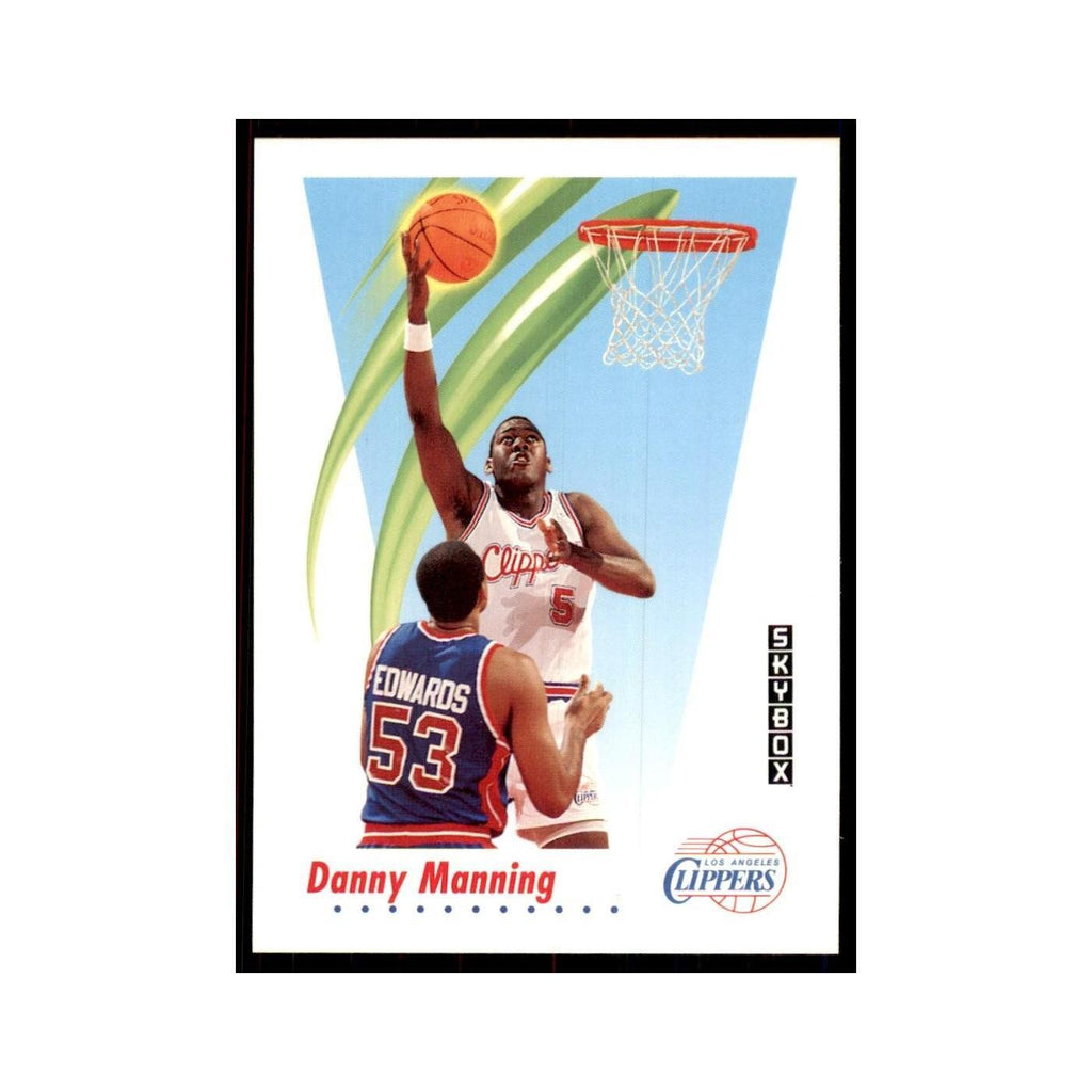 1991 SkyBox Danny Manning Basketball Cards #127