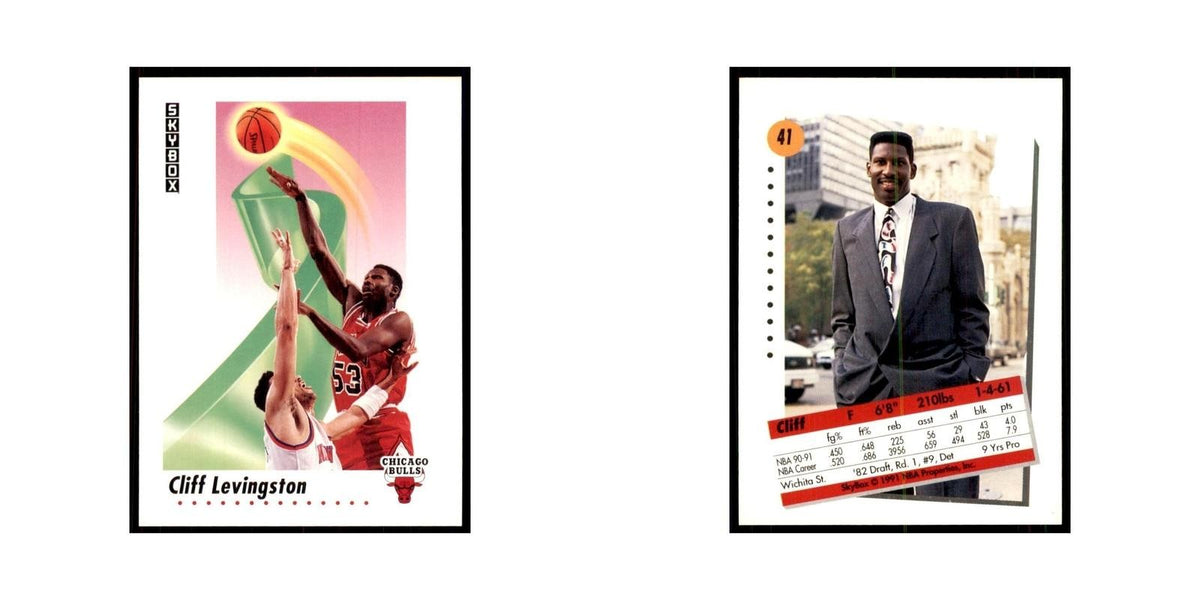 1991 SkyBox Cliff Levingston Basketball Cards #41