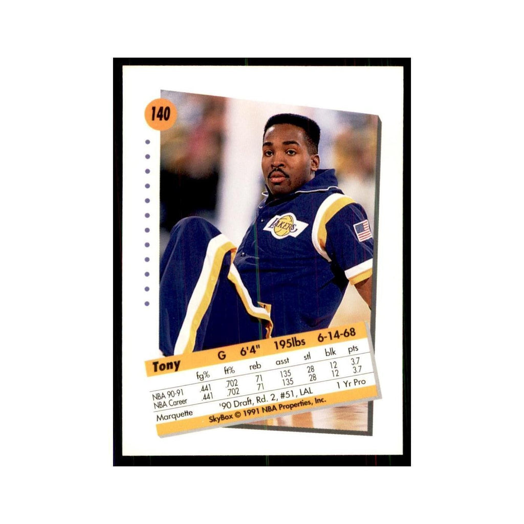 1991 SkyBox Tony Smith Basketball Cards #140