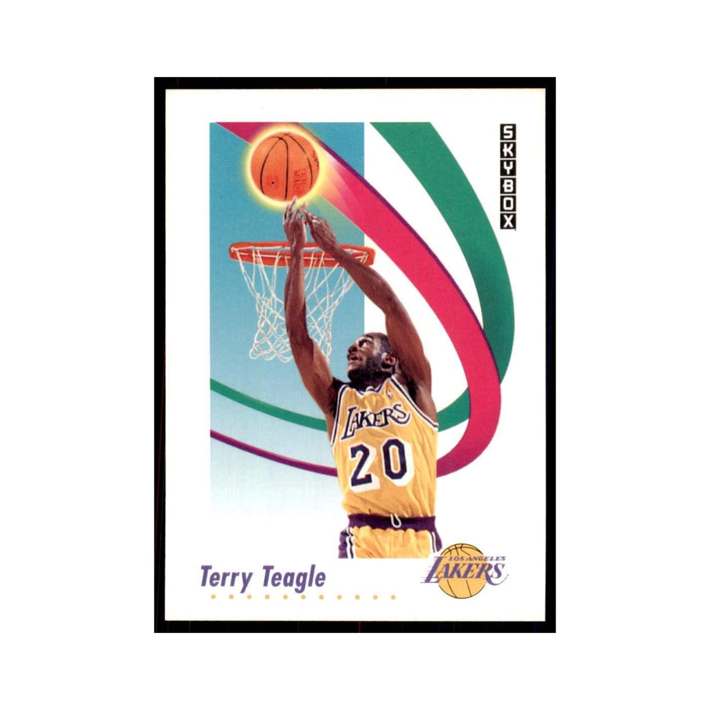 1991 SkyBox Terry Teagle Basketball Cards #141