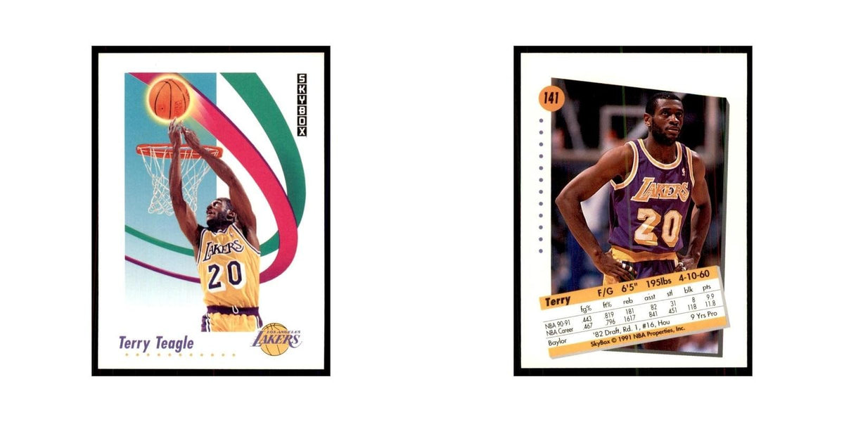 1991 SkyBox Terry Teagle Basketball Cards #141