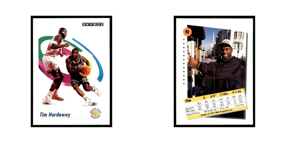 1991 SkyBox Tim Hardaway Basketball Cards #90