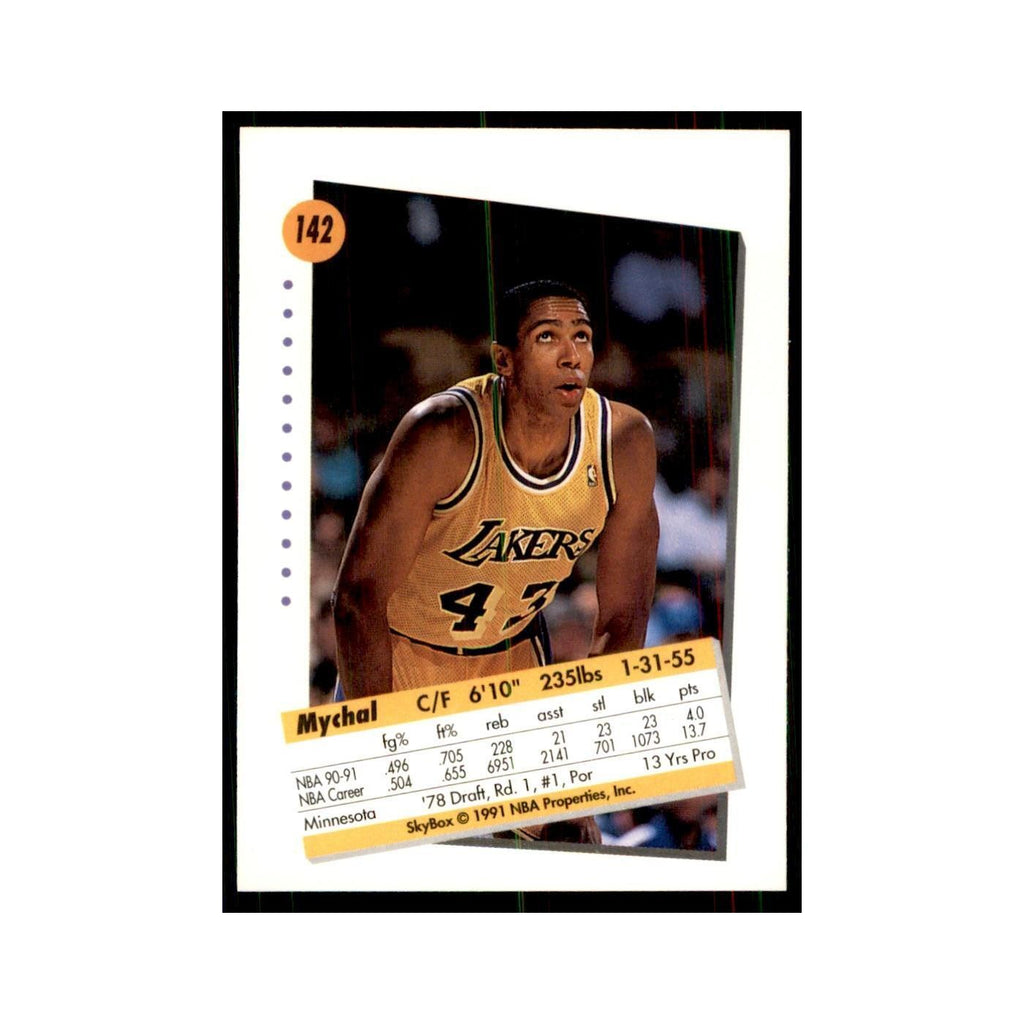 1991 SkyBox Mychal Thompson Basketball Cards #142