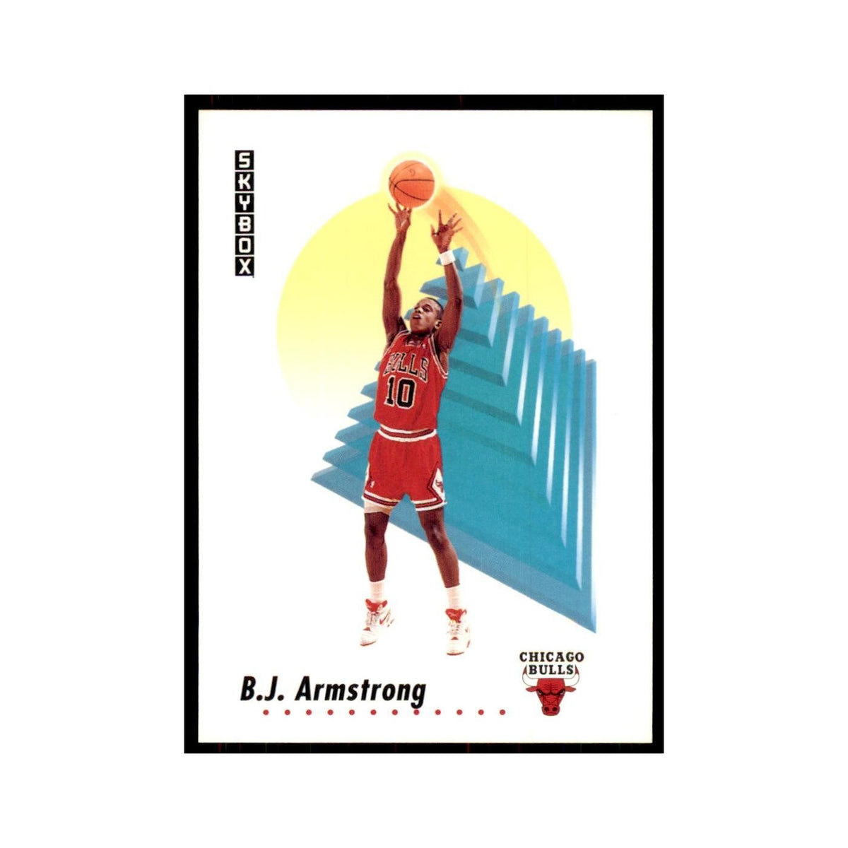 1991 SkyBox B.J. Armstrong Basketball Cards #34