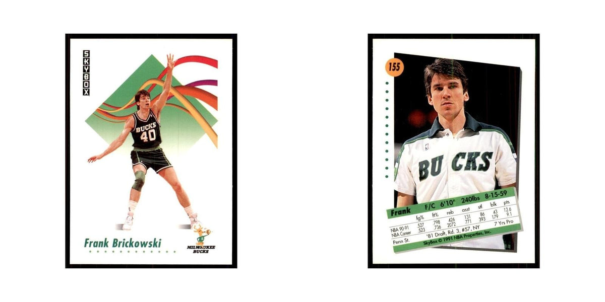 1991 SkyBox Frank Brickowski Basketball Cards #155