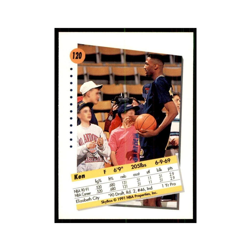 1991 SkyBox Kenny Williams Basketball Cards #120