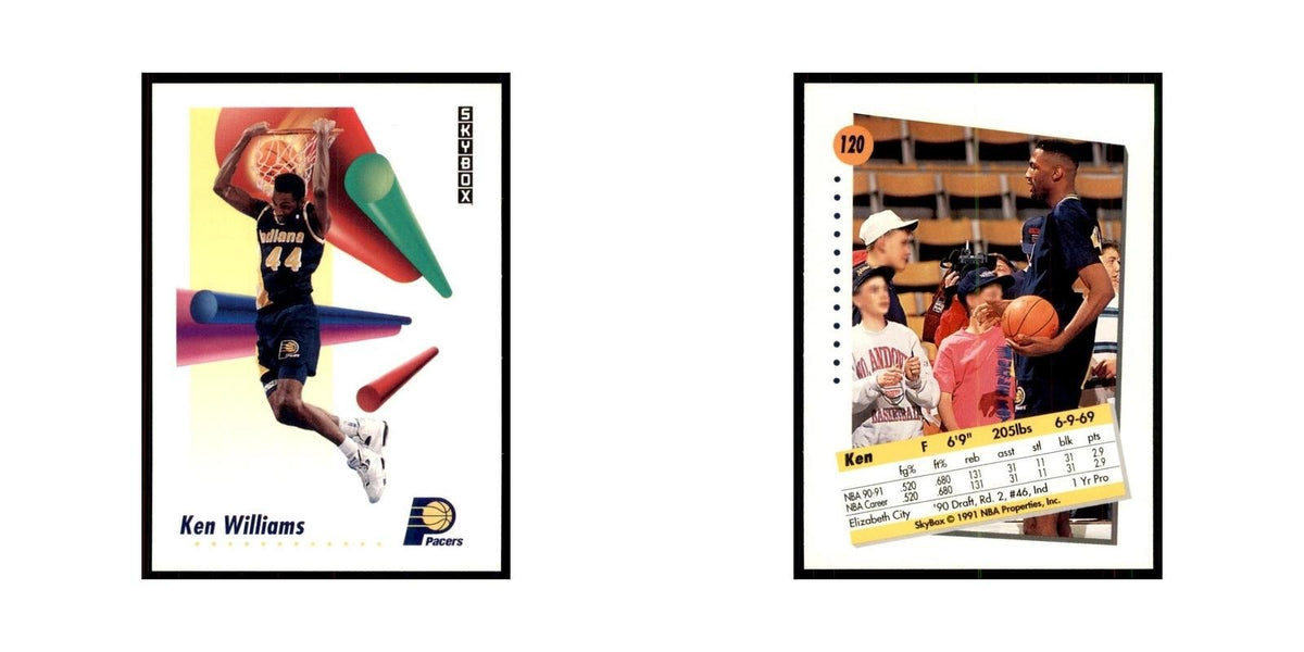 1991 SkyBox Kenny Williams Basketball Cards #120