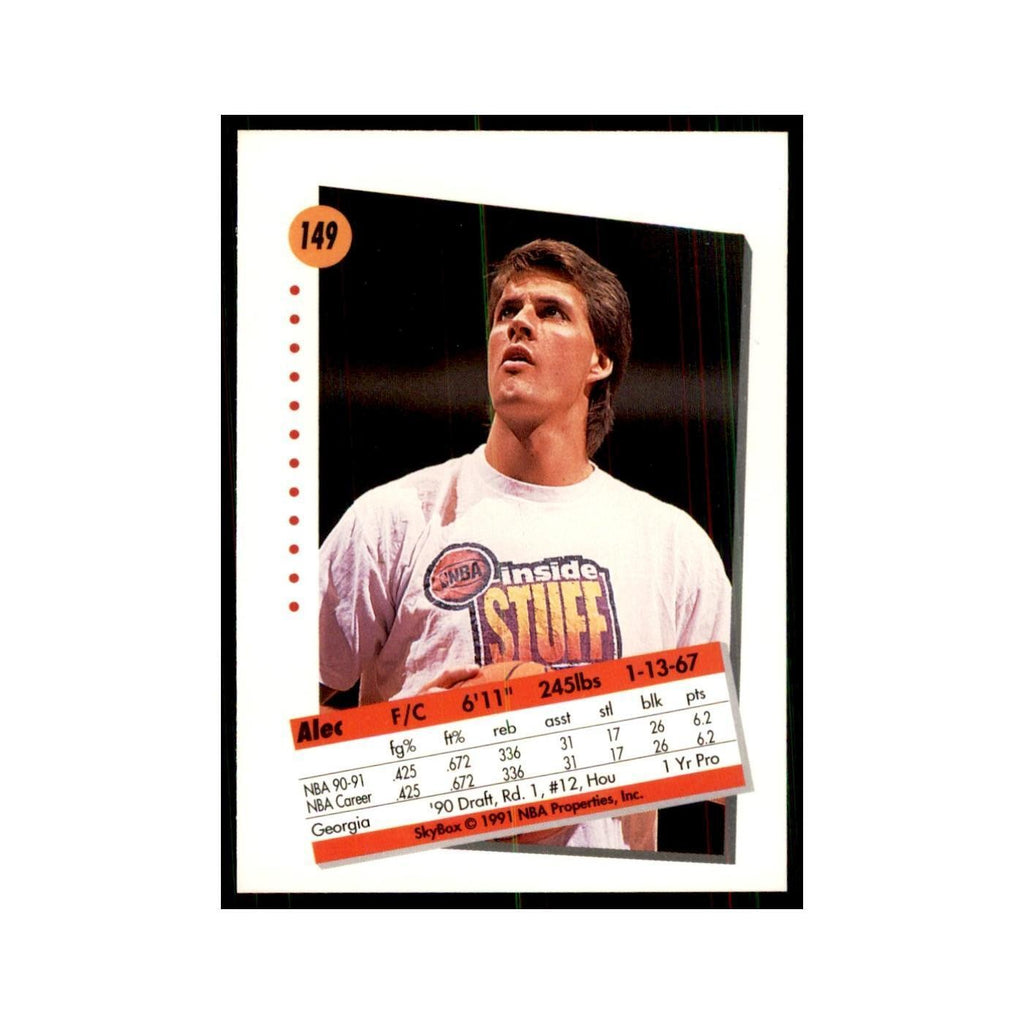 1991 SkyBox Alec Kessler Basketball Cards #149