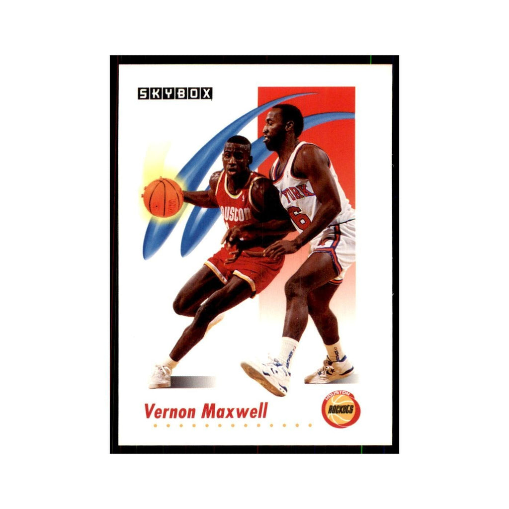 1991 SkyBox Vernon Maxwell Basketball Cards #104