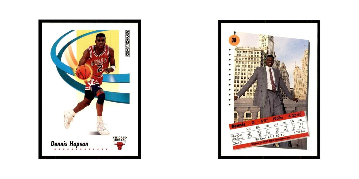 1991 SkyBox Dennis Hopson Basketball Cards #38