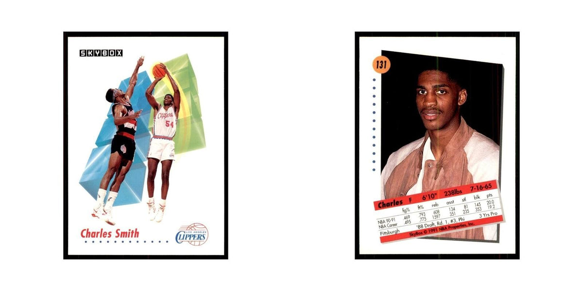 1991 SkyBox Charles Smith Basketball Cards #131
