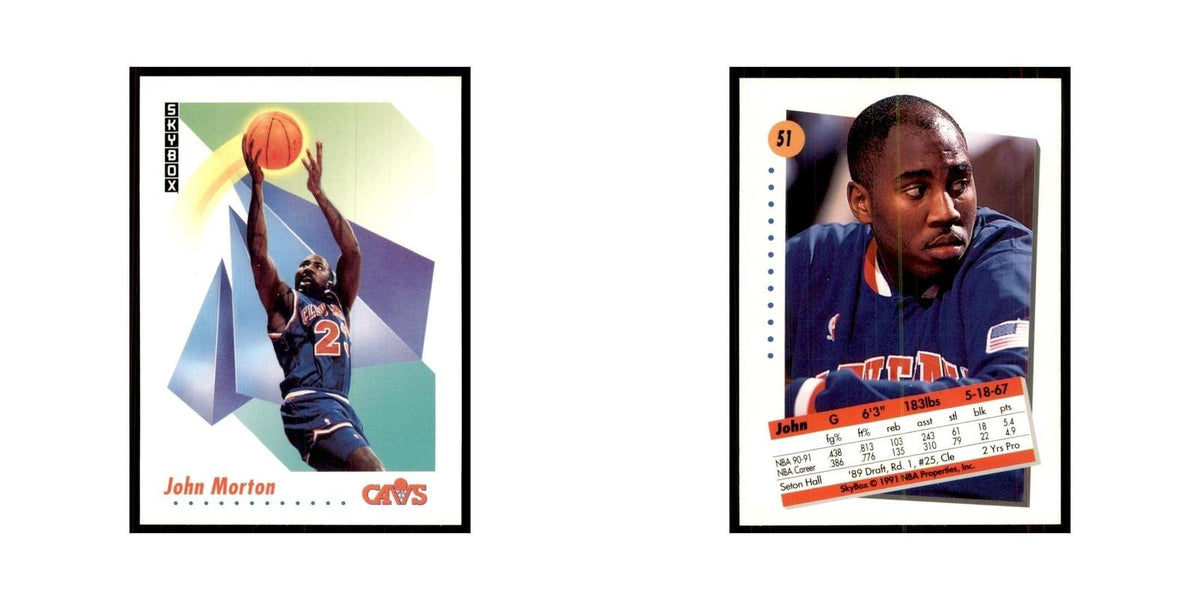 1991 SkyBox John Morton Basketball Cards #51