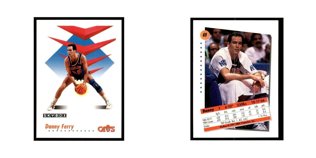 1991 SkyBox Danny Ferry Basketball Cards #49