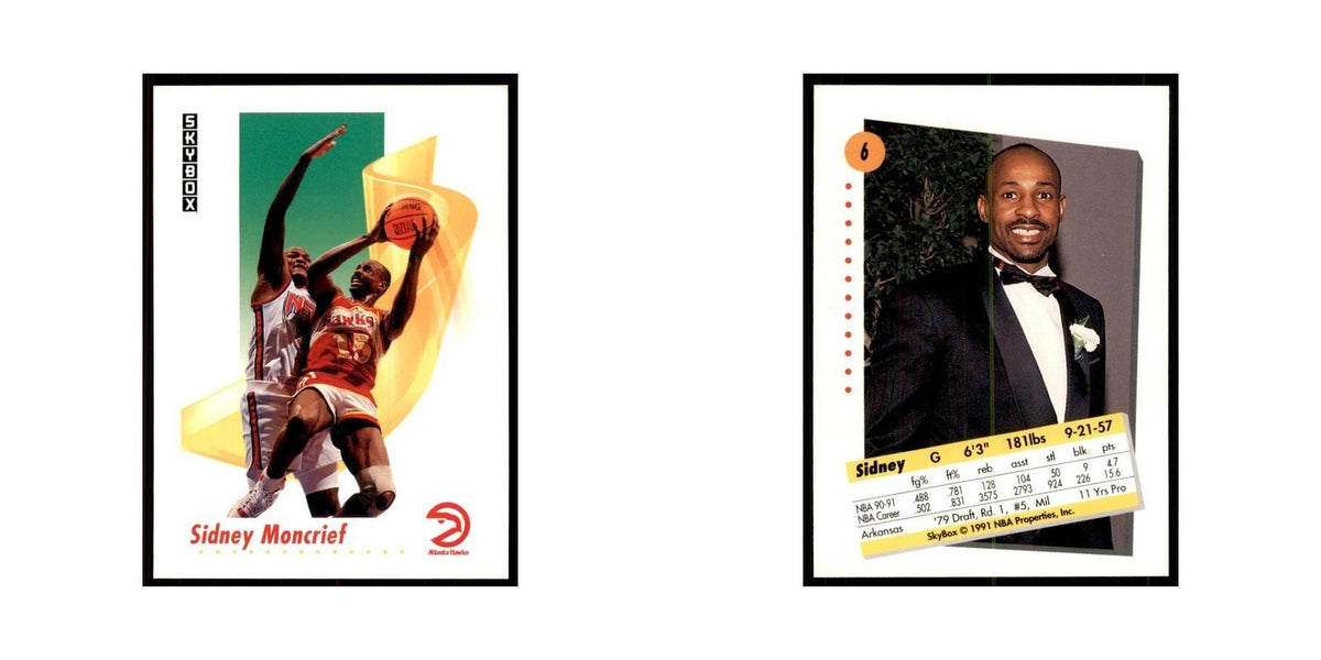 1991 SkyBox Sidney Moncrief Basketball Cards #6