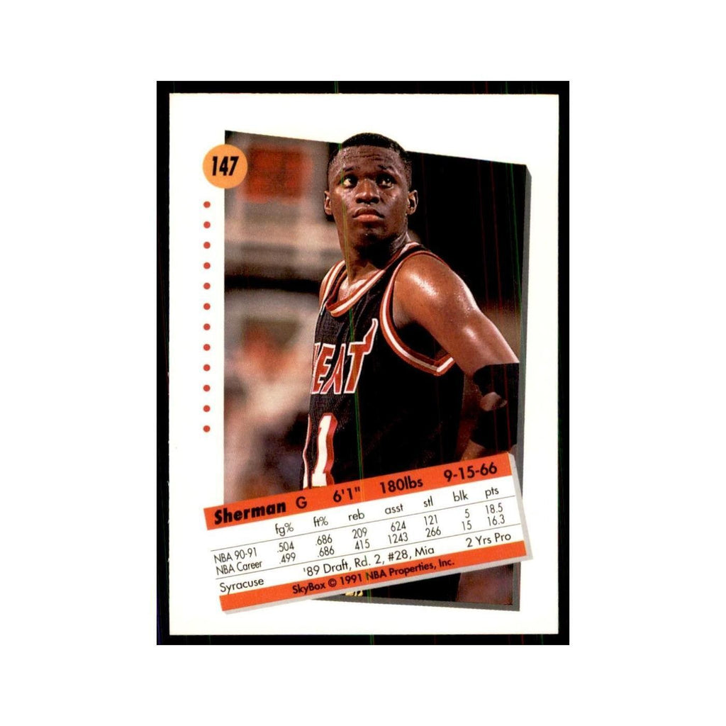 1991 SkyBox Sherman Douglas Basketball Cards #147