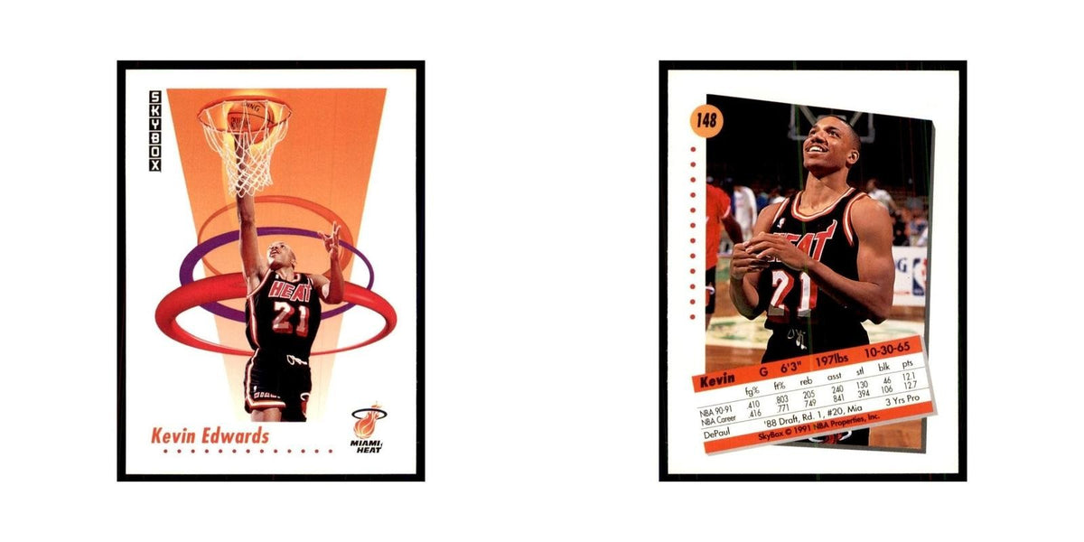 1991 SkyBox Kevin Edwards Basketball Cards #148
