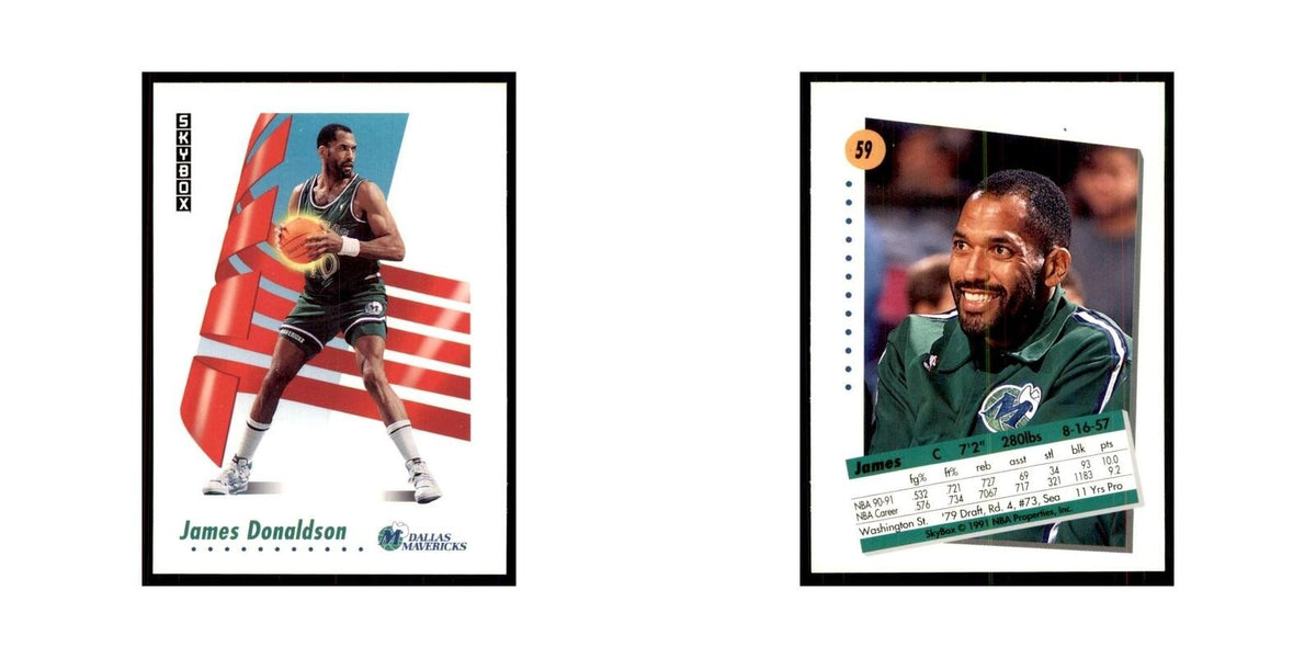 1991 SkyBox James Donaldson Basketball Cards #59