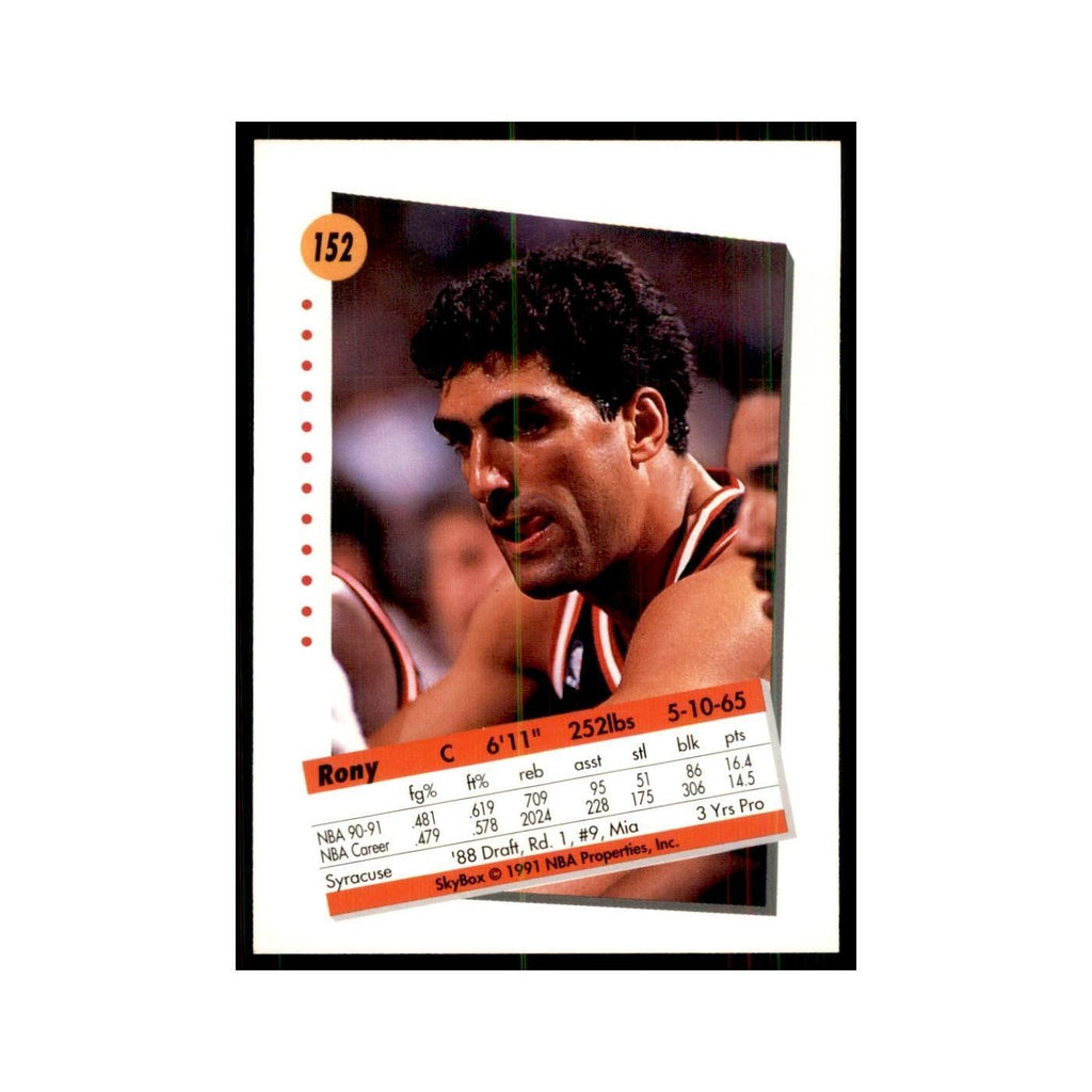 1991 SkyBox Rony Seikaly Basketball Cards #152
