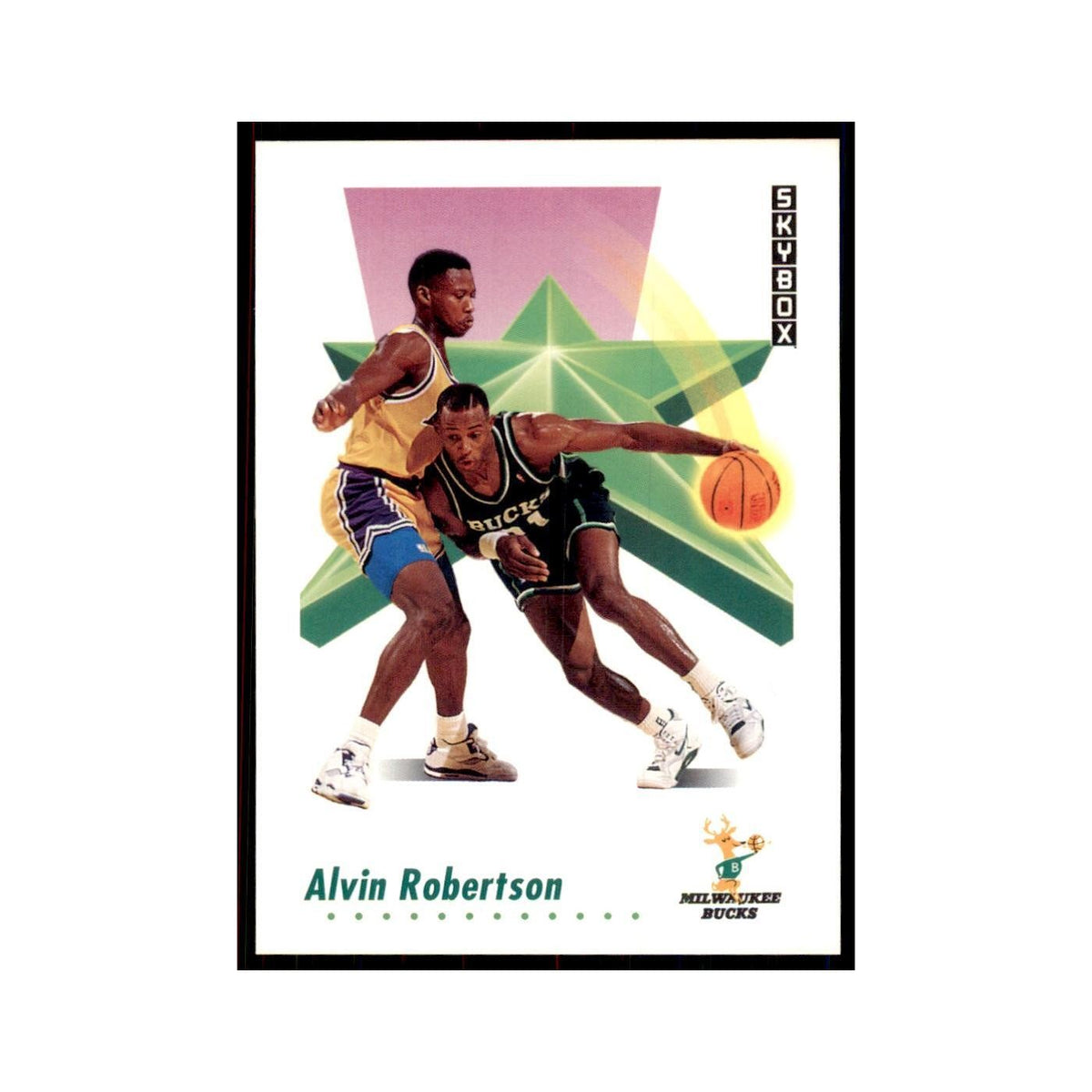 1991 SkyBox Alvin Robertson Basketball Cards #163