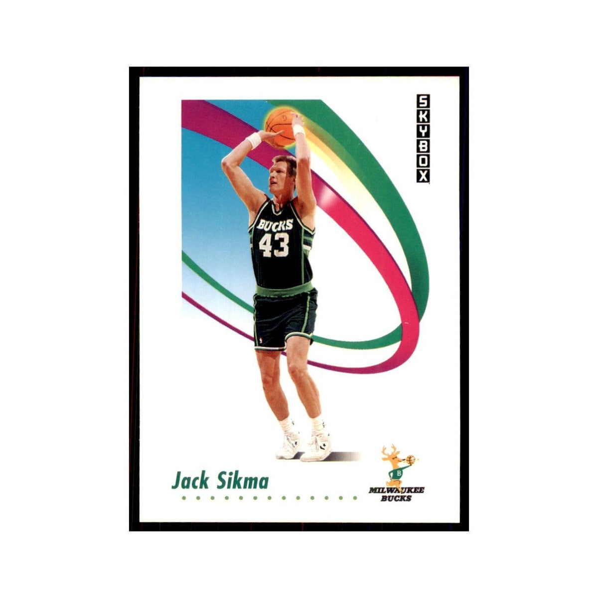 1991 SkyBox Jack Sikma Basketball Cards #165
