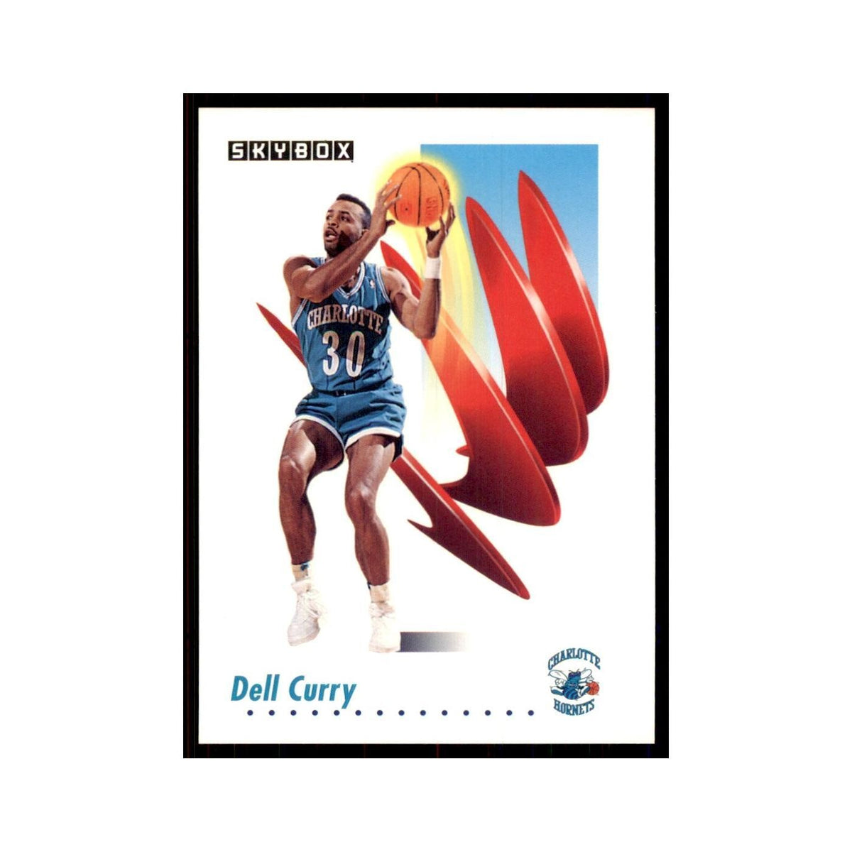 1991 SkyBox Dell Curry Basketball Cards #25