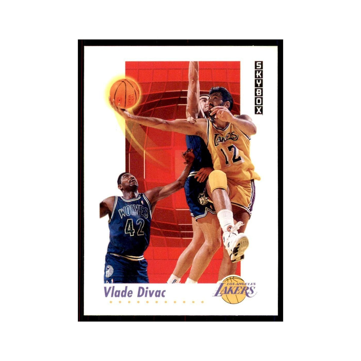 1991 SkyBox Vlade Divac Basketball Cards #134