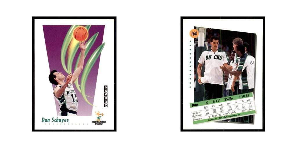 1991 SkyBox Dan Schayes Basketball Cards #164
