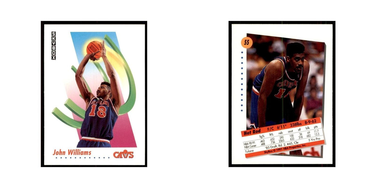 1991 SkyBox John Williams Basketball Cards #55