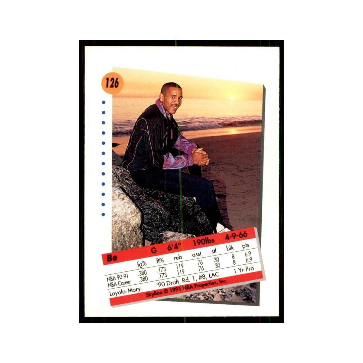 1991 SkyBox Bo Kimble Basketball Cards #126