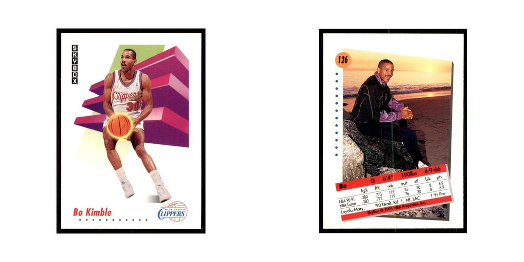 1991 SkyBox Bo Kimble Basketball Cards #126