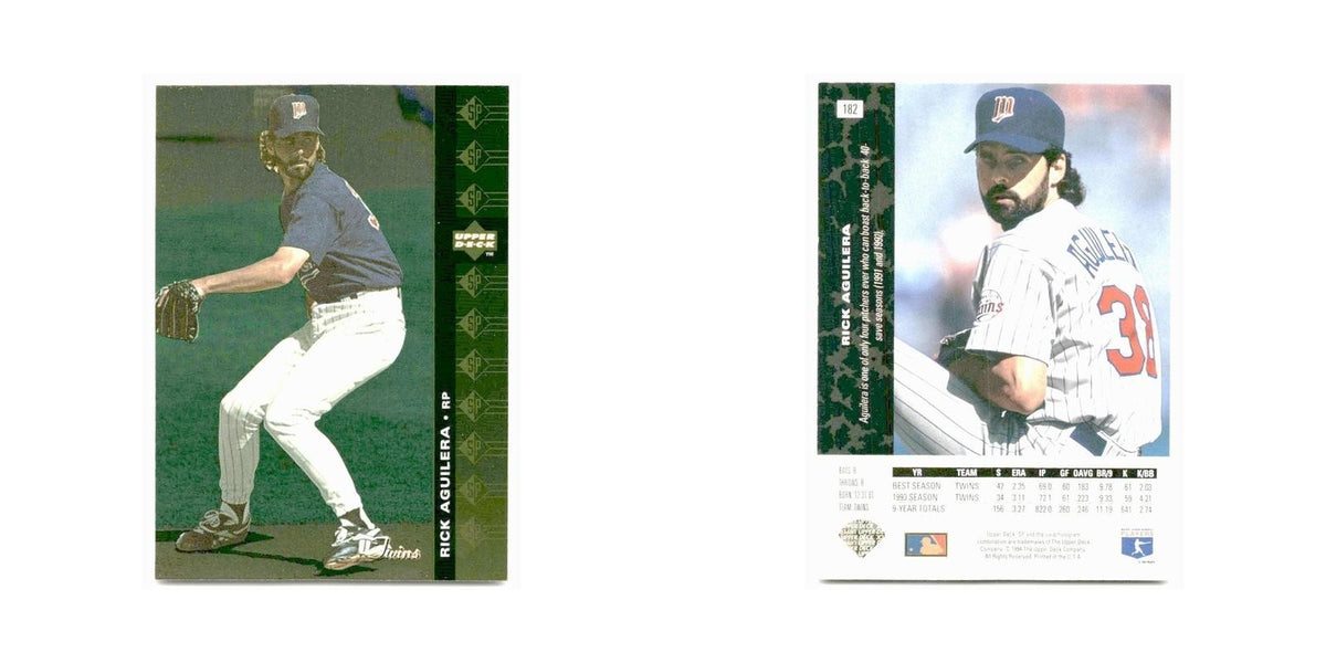 Rick Aguilera 1994 SP #182 Minnesota Twins Baseball Card NM