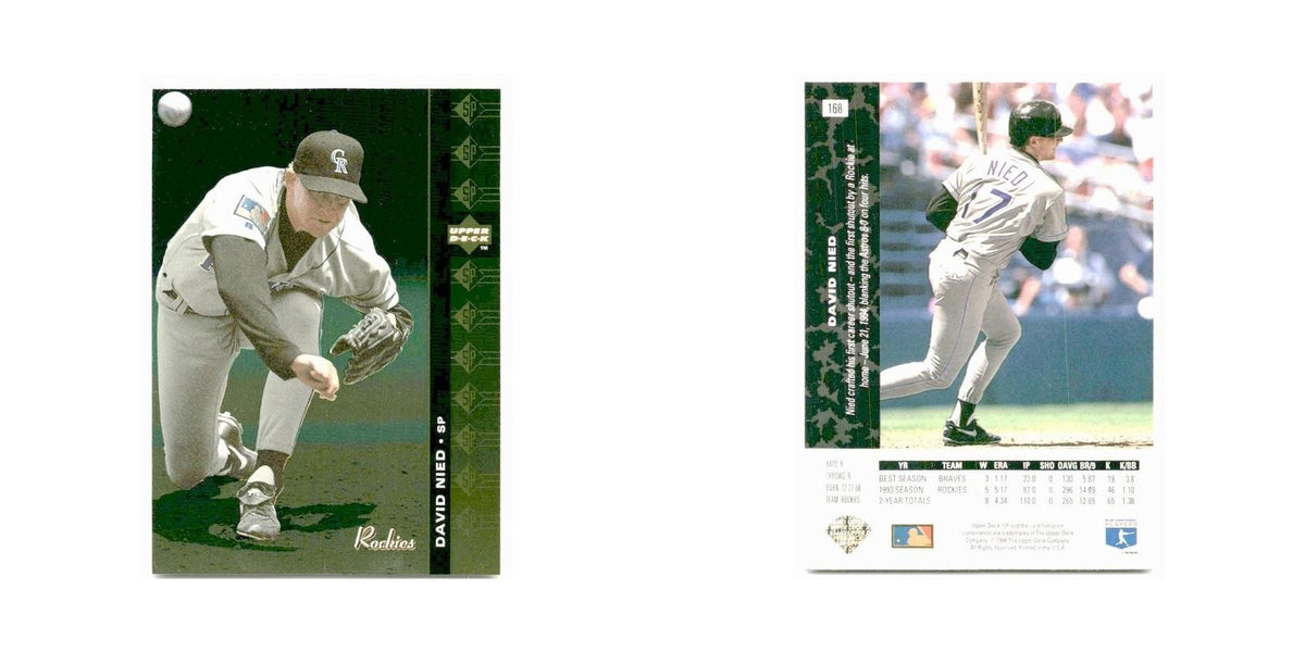 David Nied 1994 SP #168 Colorado Rockies Baseball Card NM