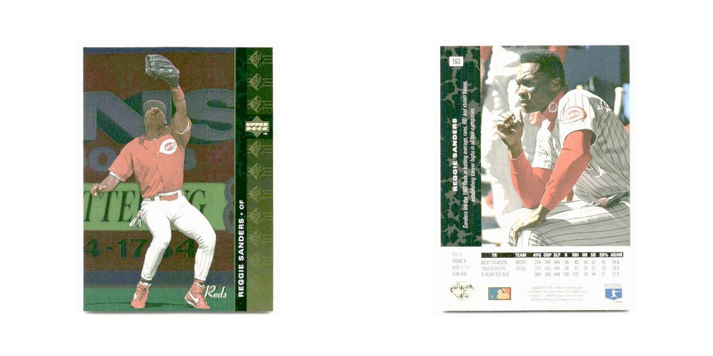 Reggie Sanders 1994 SP #163 Cincinnati Reds Baseball Card NM