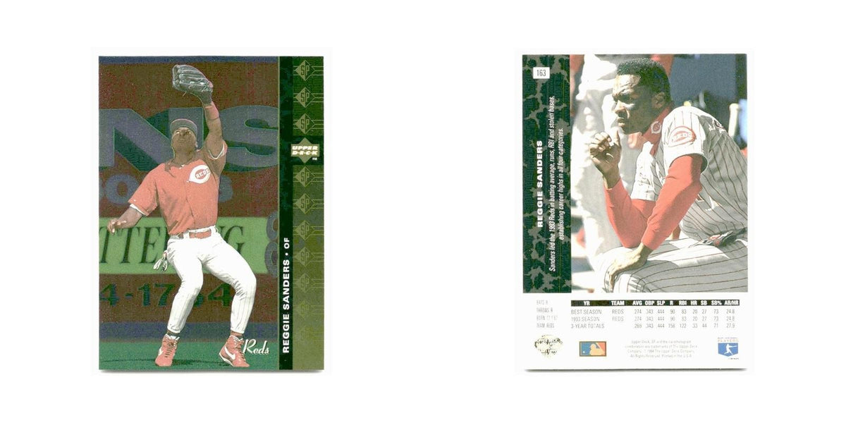 Reggie Sanders 1994 SP #163 Cincinnati Reds Baseball Card NM