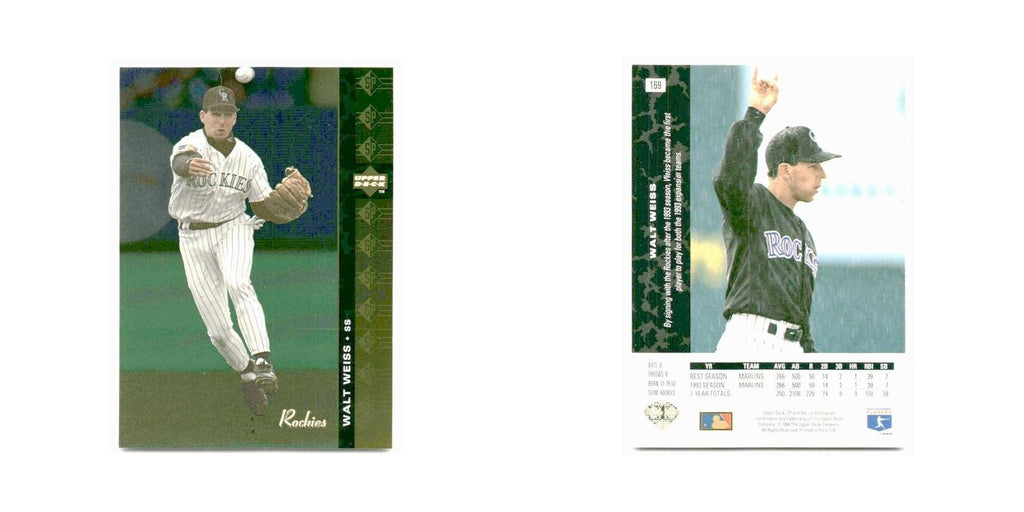 Walt Weiss 1994 SP #169 Colorado Rockies Baseball Card NM