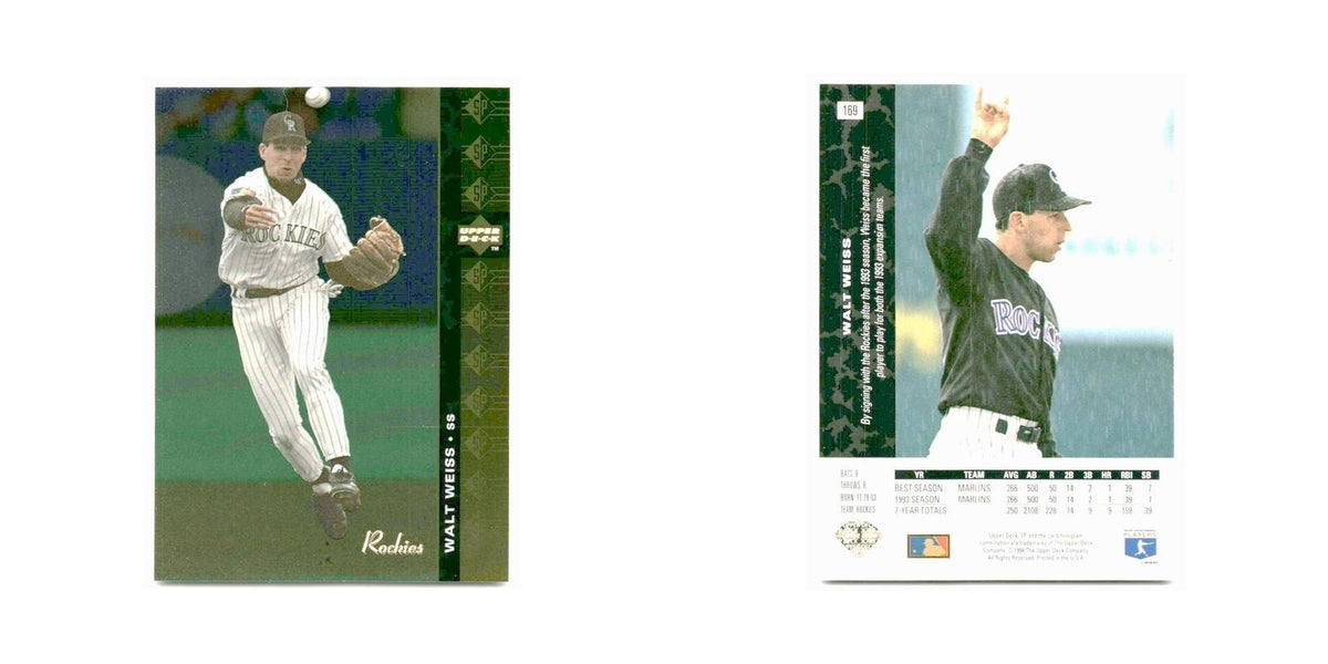 Walt Weiss 1994 SP #169 Colorado Rockies Baseball Card NM