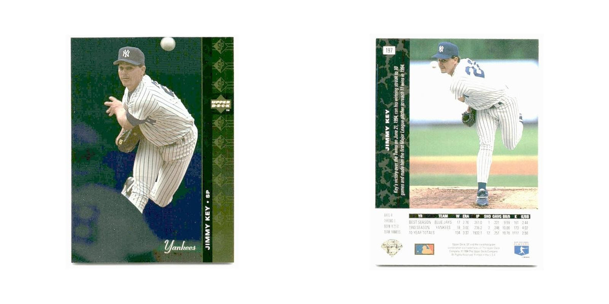 Jimmy Key 1994 SP #197 New York Yankees Baseball Card NM