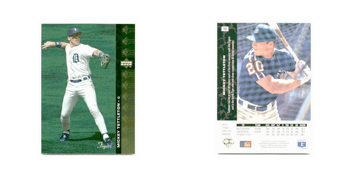Mickey Tettleton 1994 SP #180 Detroit Tigers Baseball Card NM