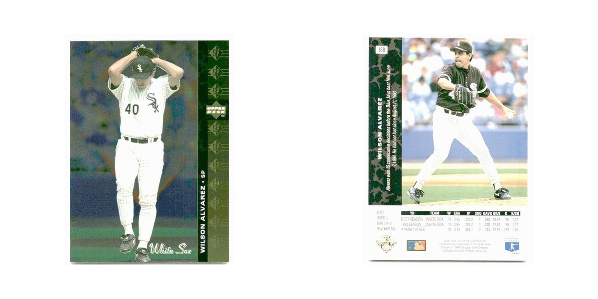 Wilson Alvarez 1994 SP #188 Chicago White Sox Baseball Card NM
