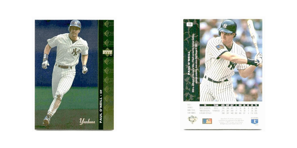 Paul O'Neill 1994 SP #199 New York Yankees Baseball Card NM
