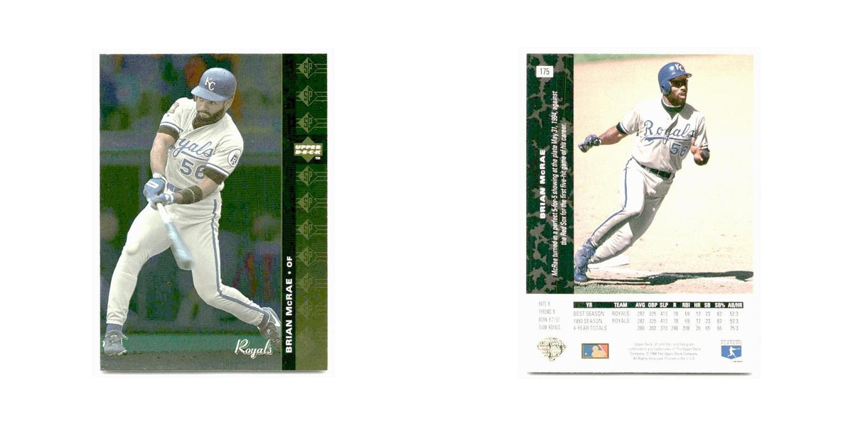 Brian McRae 1994 SP #56 Kansas City Royals Baseball Card NM