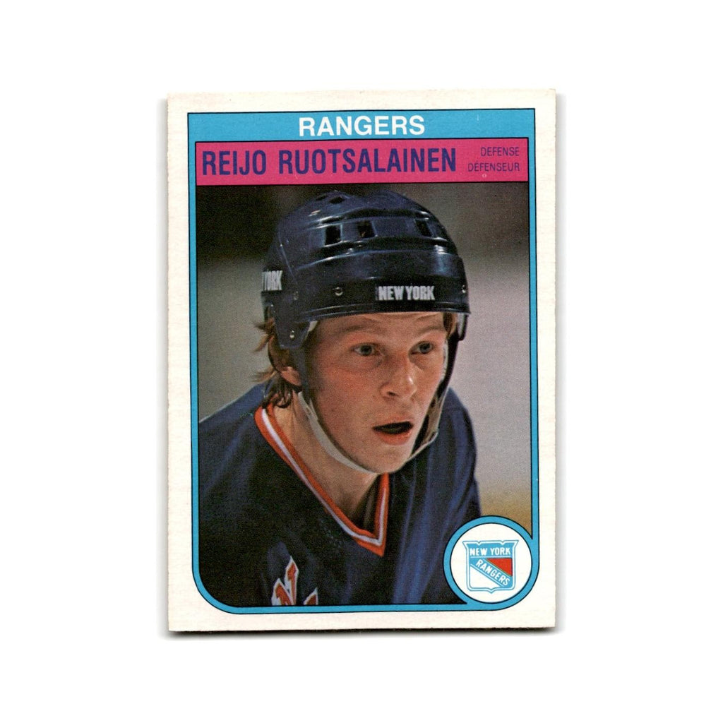 1982 O-Pee-Chee Reijo Ruotsalainen RC New York Rangers #233